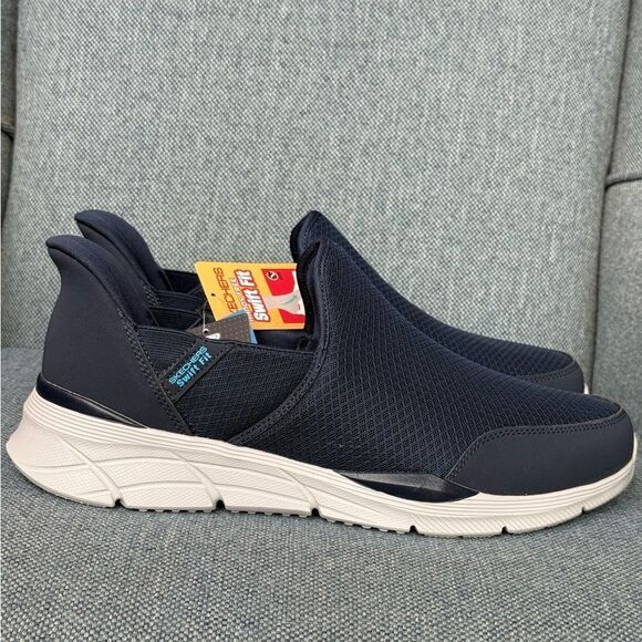Skechers Men's Equalizer Hands Free Swift Fit Slip-On Sneaker size 13 New